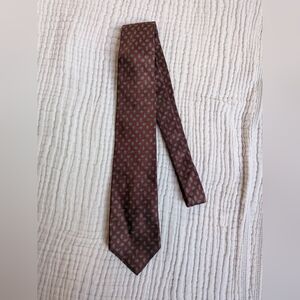 Southwick 100% Silk Maroon Print Tie